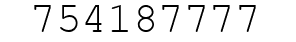 Number 754187777.