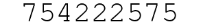 Number 754222575.