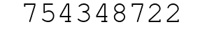 Number 754348722.
