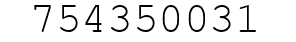 Number 754350031.