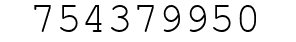 Number 754379950.