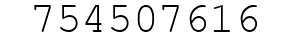 Number 754507616.