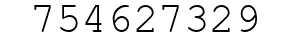 Number 754627329.