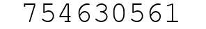 Number 754630561.