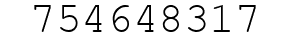 Number 754648317.