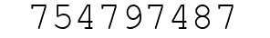 Number 754797487.
