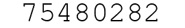 Number 75480282.