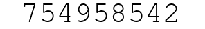 Number 754958542.