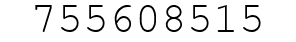 Number 755608515.