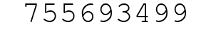 Number 755693499.