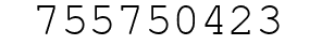 Number 755750423.