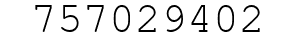 Number 757029402.