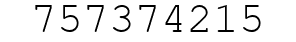 Number 757374215.