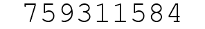 Number 759311584.