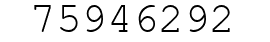 Number 75946292.