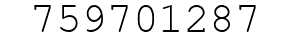 Number 759701287.