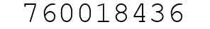 Number 760018436.