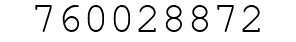 Number 760028872.