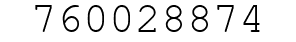 Number 760028874.
