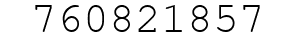 Number 760821857.