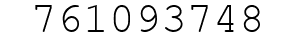Number 761093748.