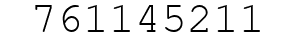 Number 761145211.