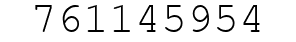 Number 761145954.