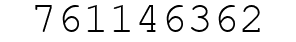 Number 761146362.