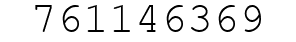 Number 761146369.