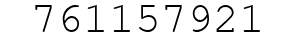 Number 761157921.