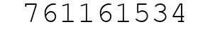 Number 761161534.