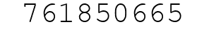 Number 761850665.