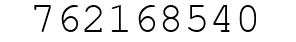 Number 762168540.