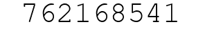Number 762168541.