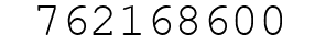 Number 762168600.