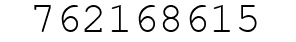 Number 762168615.