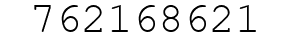 Number 762168621.