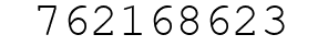 Number 762168623.