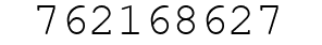 Number 762168627.