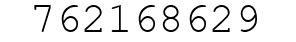 Number 762168629.