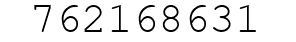 Number 762168631.