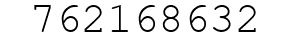 Number 762168632.