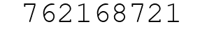 Number 762168721.