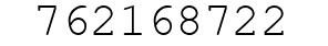 Number 762168722.