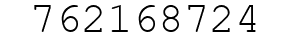 Number 762168724.