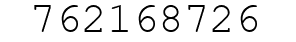 Number 762168726.