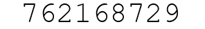 Number 762168729.