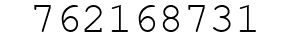 Number 762168731.