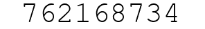 Number 762168734.