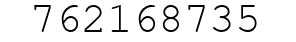 Number 762168735.